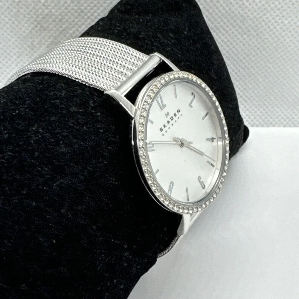 Skagen SKW2284 Women's Silver Stainless Steel Analog Dial Quartz Watch JNA544